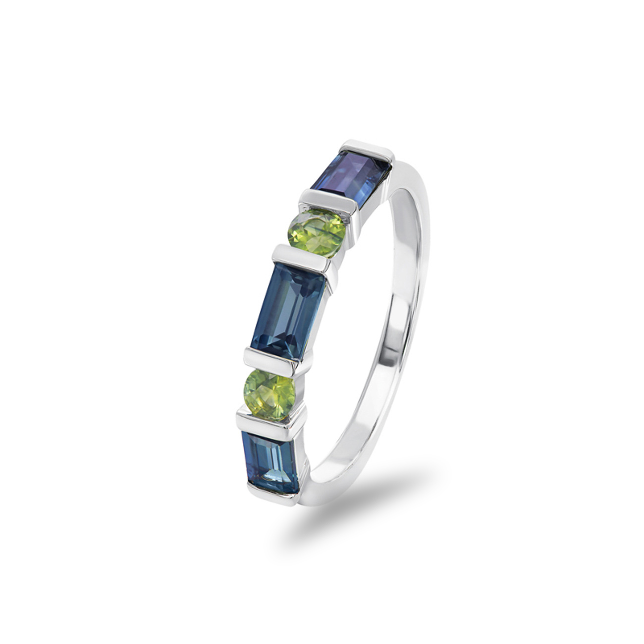 Blue &#038; Green Australian Sapphire Aleena Ring