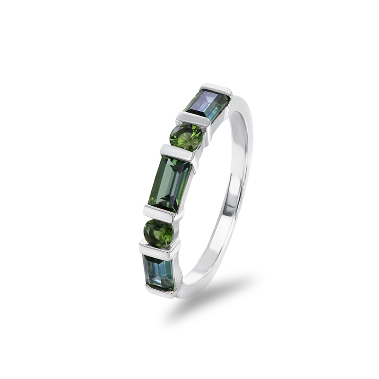 Teal Australian Sapphire Aleena Ring