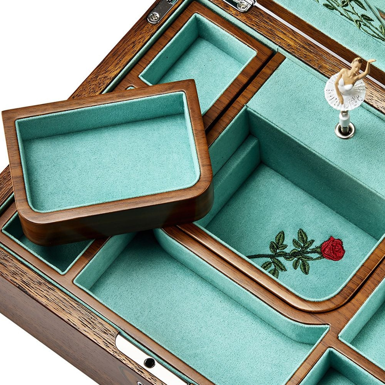 Wolf Ballet Musical Jewellery Box