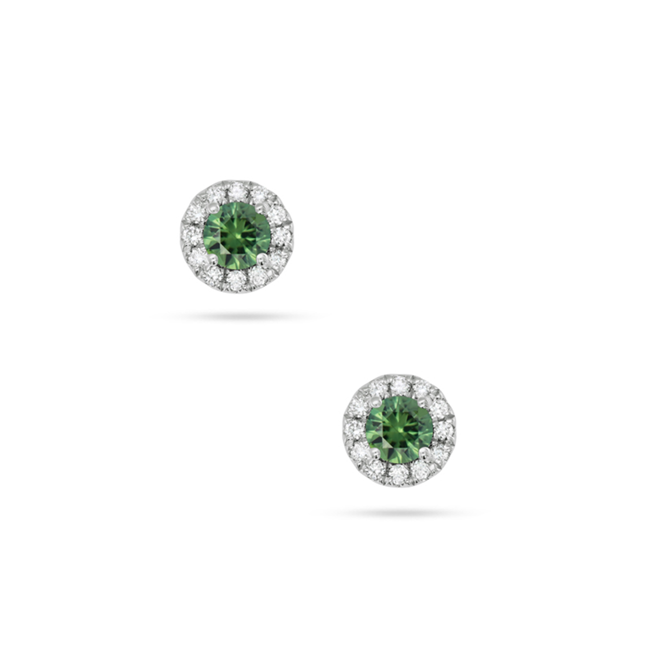 Green Australian Sapphire Clarissa Earrings