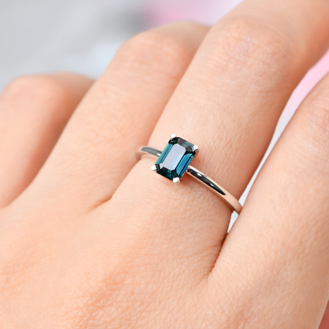 Blue Australian Sapphire Maira Ring
