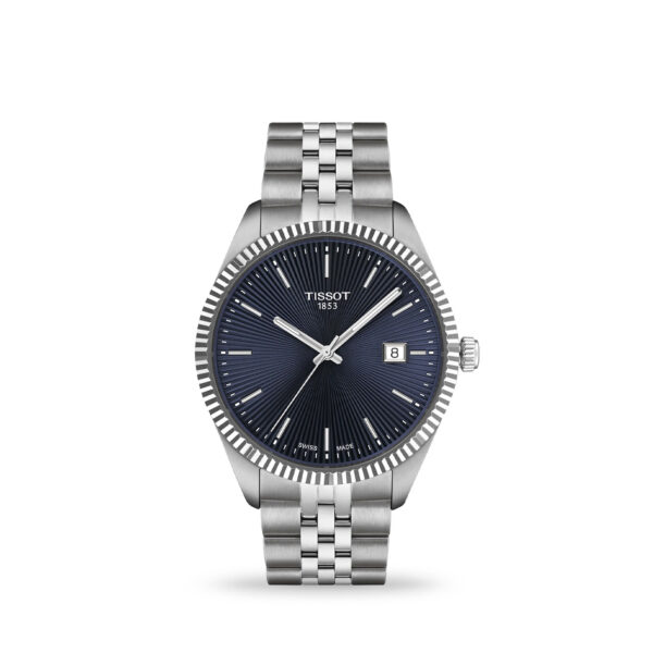 Tissot Ballade T1564101104100 40mm Stainless Steel with Dark Blue Dial