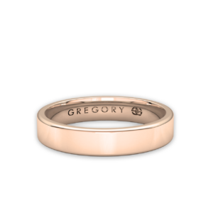 Classic Wedding Band in 18K Rose Gold