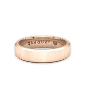 Classic Wedding Band in 18K Rose Gold
