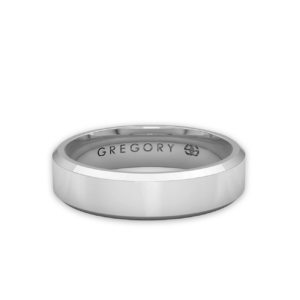 Classic Wedding Band in 18K White Gold