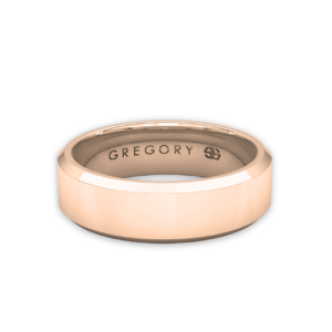 Classic Wedding Band in 18K Rose Gold
