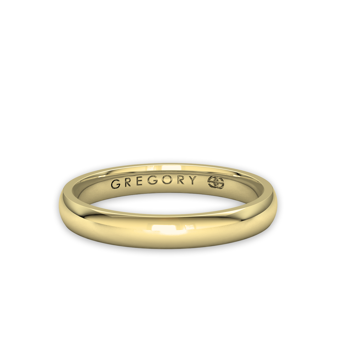 Classic Wedding Band in 18K Yellow Gold