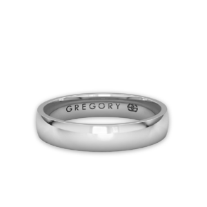 Classic Wedding Band in 18K White Gold