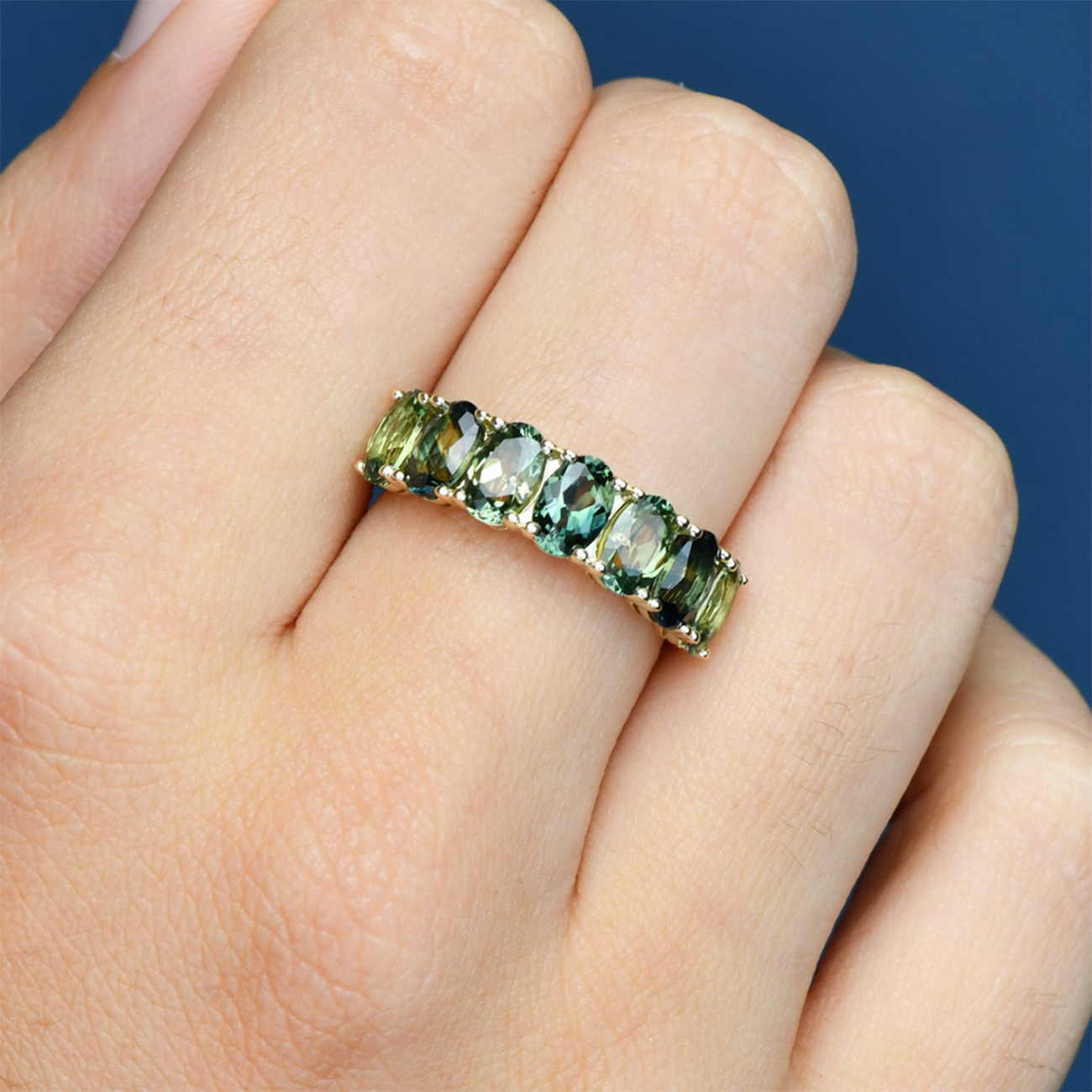 Parti Australian Sapphire Lindy Ring