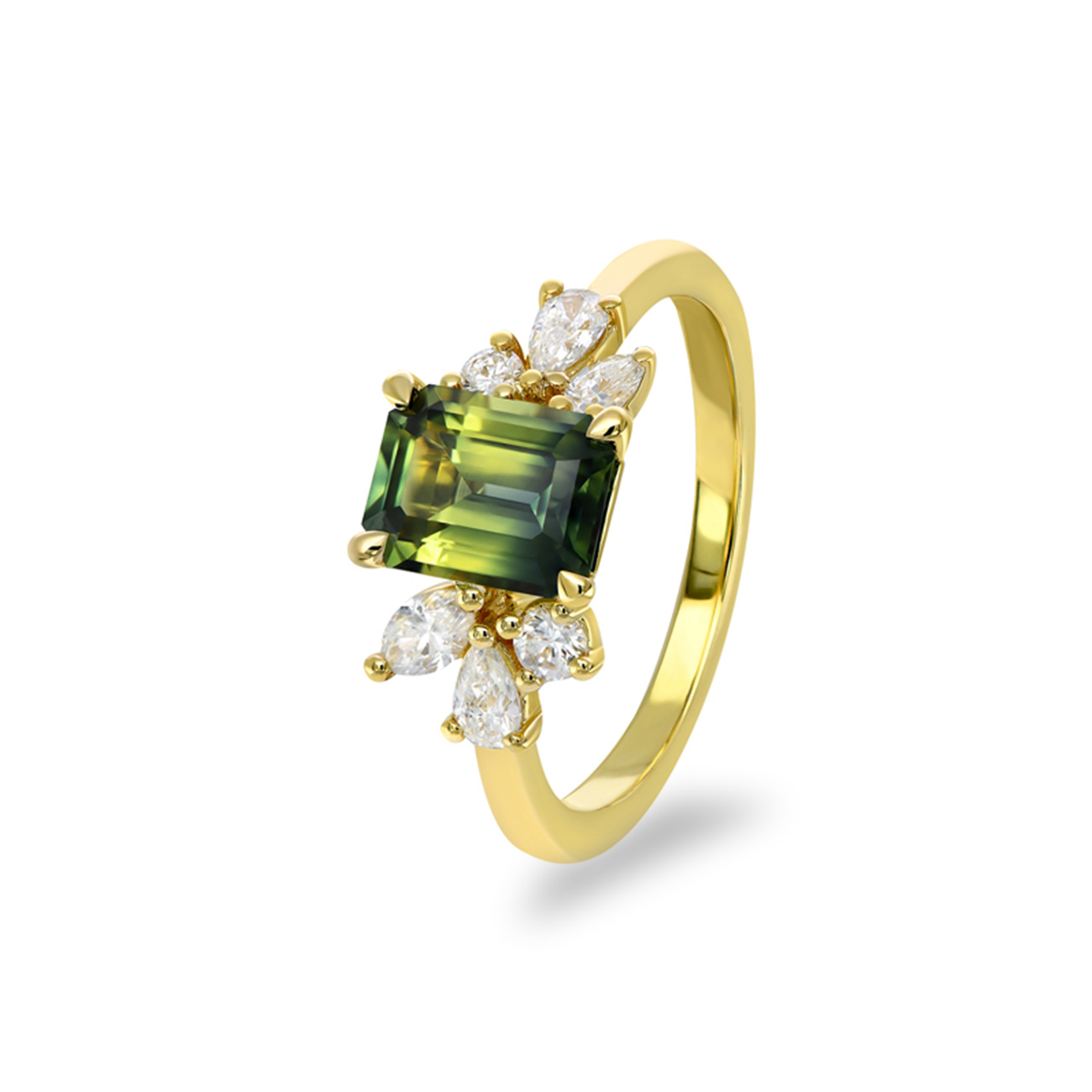 Parti Australian Sapphire Aurelia Ring