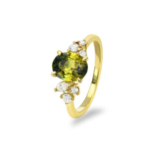 Parti Yellow Australian Sapphire Aurelia Ring