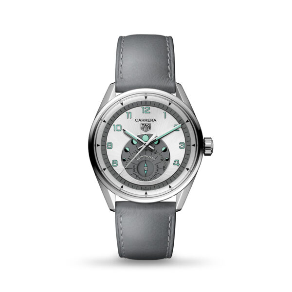 TAG Heuer Carrera Astronomer WBX2112.FC6615 Silver Grey Dial with Light Blue features 39mm