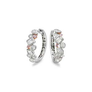 Pink & White Diamond Kimberley Adira Earrings