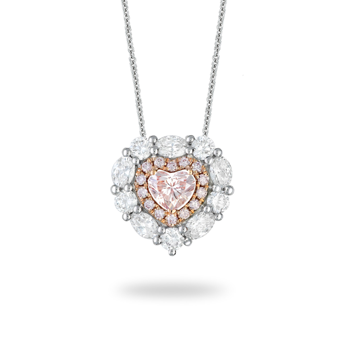 Pink &#038; White Diamond Kimberley Matisse Necklace