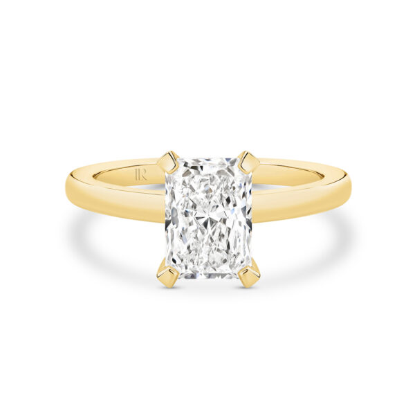 Leyla Rose by Gregory 2ct Legacy Radiant Lab Diamond Engagement Ring in Yellow Gold