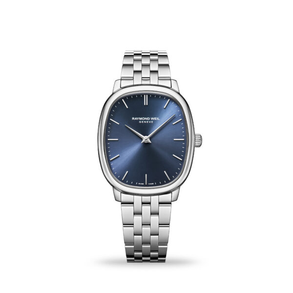Raymond Weil Toccata Heritage 2280-ST-50001 with blue dial and stainless steel bracelet