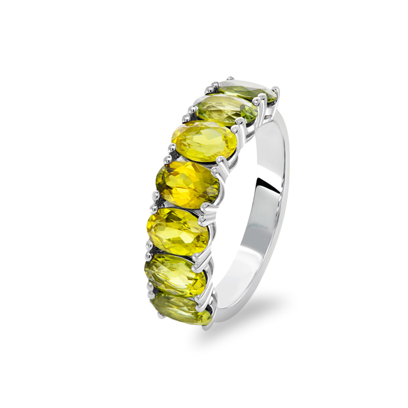 Multi-coloured Australian Sapphire Lindy Ring