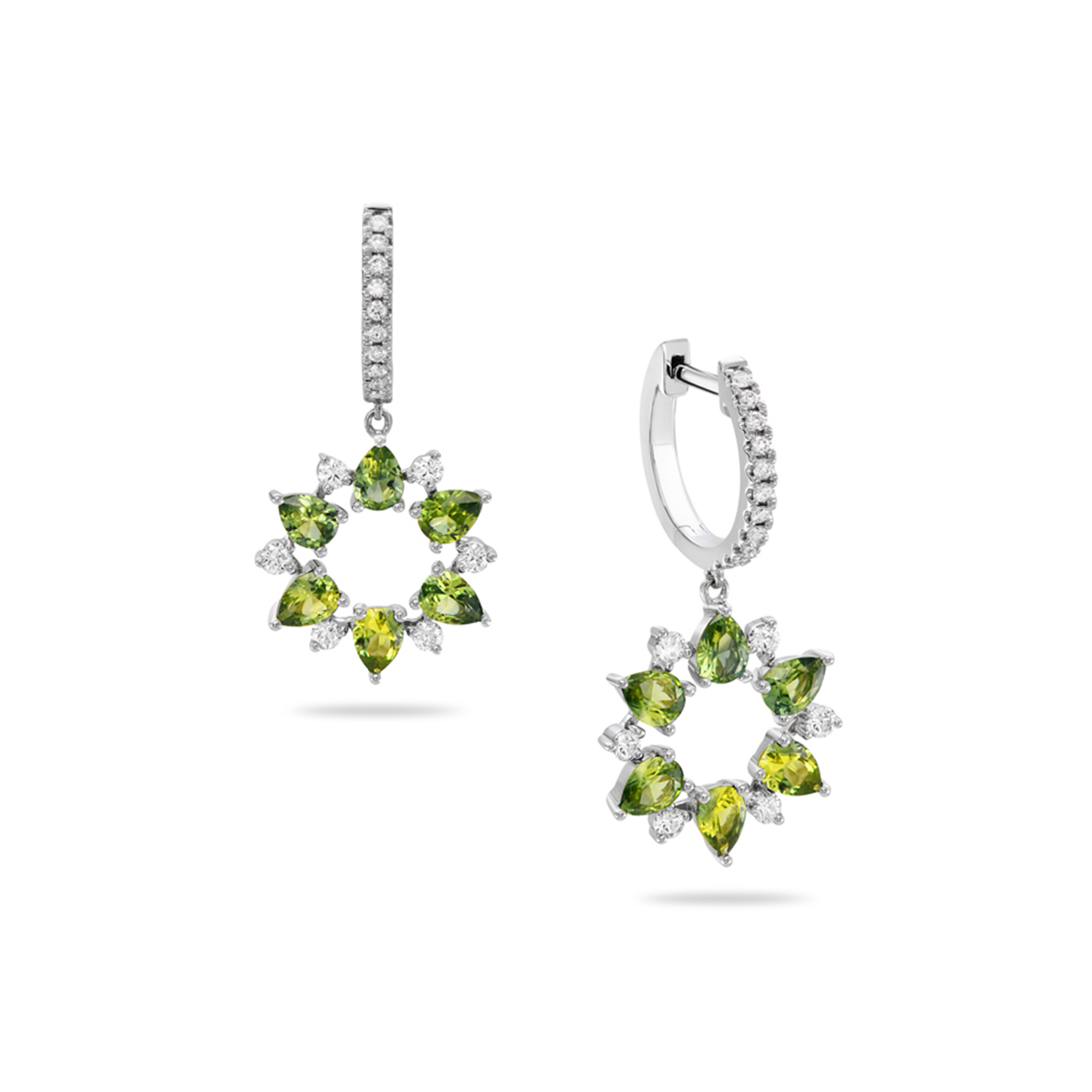 Parti Australian Sapphire &#038; Diamond Tana Earrings