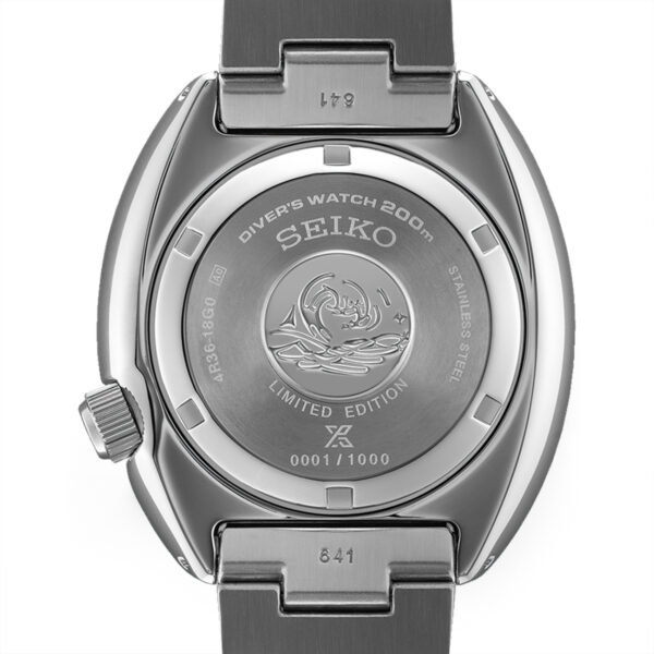 Seiko SRPM04K Prospex Sea Diver's Kame 45mm Limited Edition Caseback