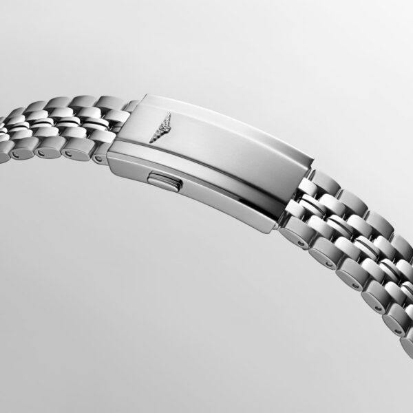 LONGINES Ultra-Chron Classic L2.937.4.72.6 automatic watch with sunray silver dial and stainless steel bracelet
