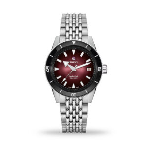 Rado Captain Cook Automatic R32223408 black‑to‑burgundy gradient dial watch