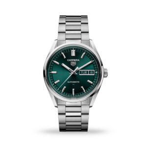 TAG Heuer Carrera Day-Date WDA2115.BA0043 green dial stainless steel watch