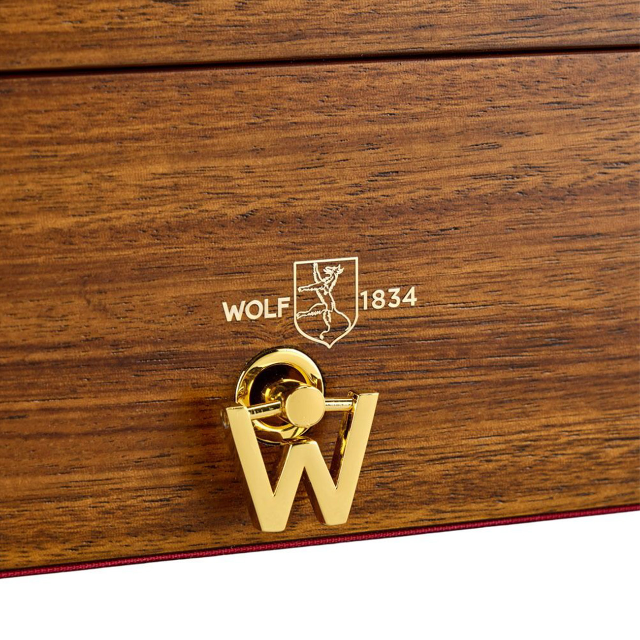 Wolf Ballet Musical Jewellery Box – Elegant Pink Keepsake Wolf Ballet Musical Jewellery Box with twirling ballerina and pink finish