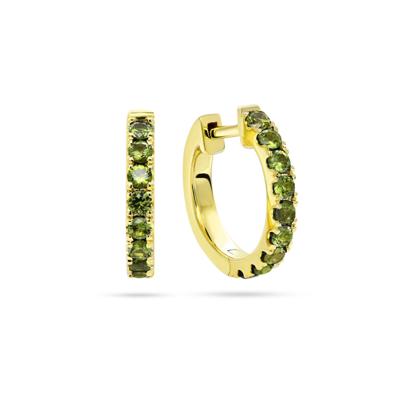 Green Australian Sapphire Mahlee Earrings