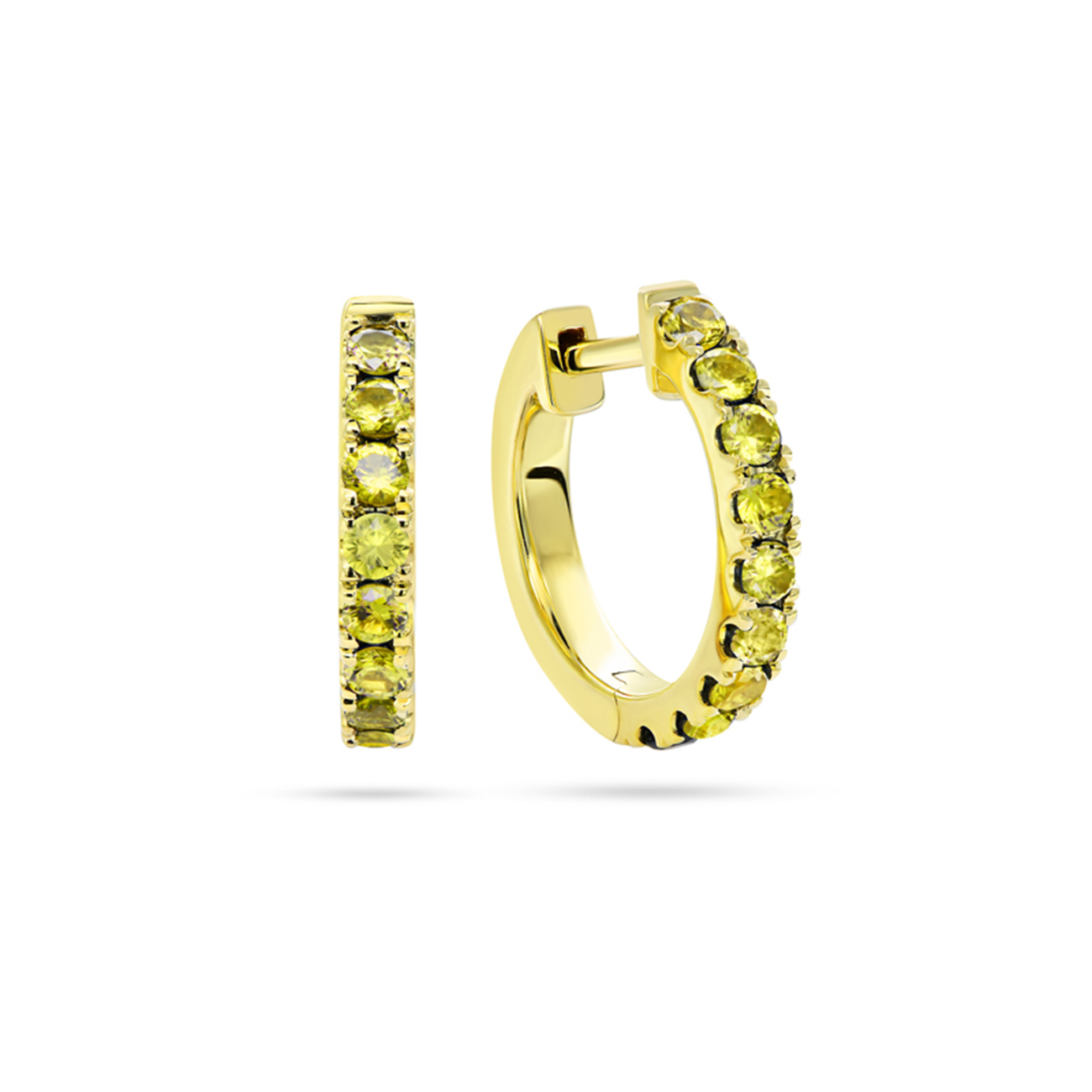 Yellow Australian Sapphire Mahlee Earrings