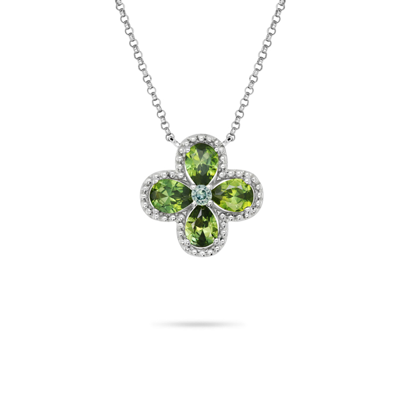 Green Australian Sapphire Gymea Necklace