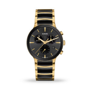 Rado Centrix Chronograph R30211152 black dial two-tone men’s watch