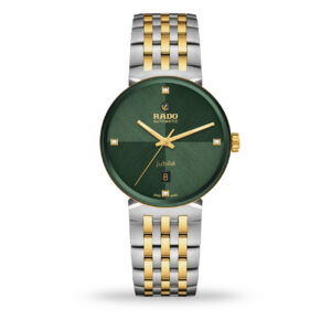 Rado Florence Automatic watch R48903723 with green dial, diamond markers and stainless steel bracelet