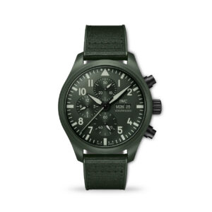 IWC Pilot’s Watch Chronograph TOP GUN Woodland IW389106 green ceramic case