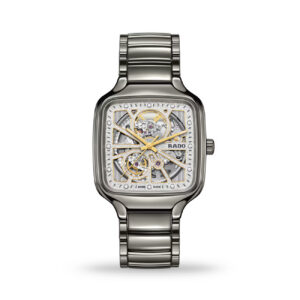 Rado True Square Automatic Open Heart Sparkling R27083722 plasma ceramic square watch