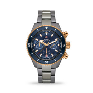 Rado Captain Cook High-Tech Ceramic Chronograph blue dial plasma ceramic