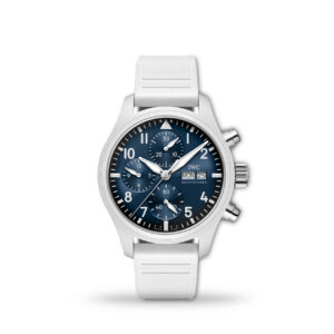 IWC Pilot’s Watch Chronograph 41 Le Petit Prince IW389410 white ceramic blue dial Watches and Wonders 2026