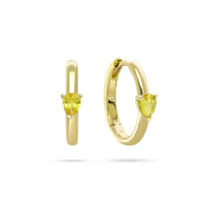 Yellow Australian Sapphire Erina Pear Earrings