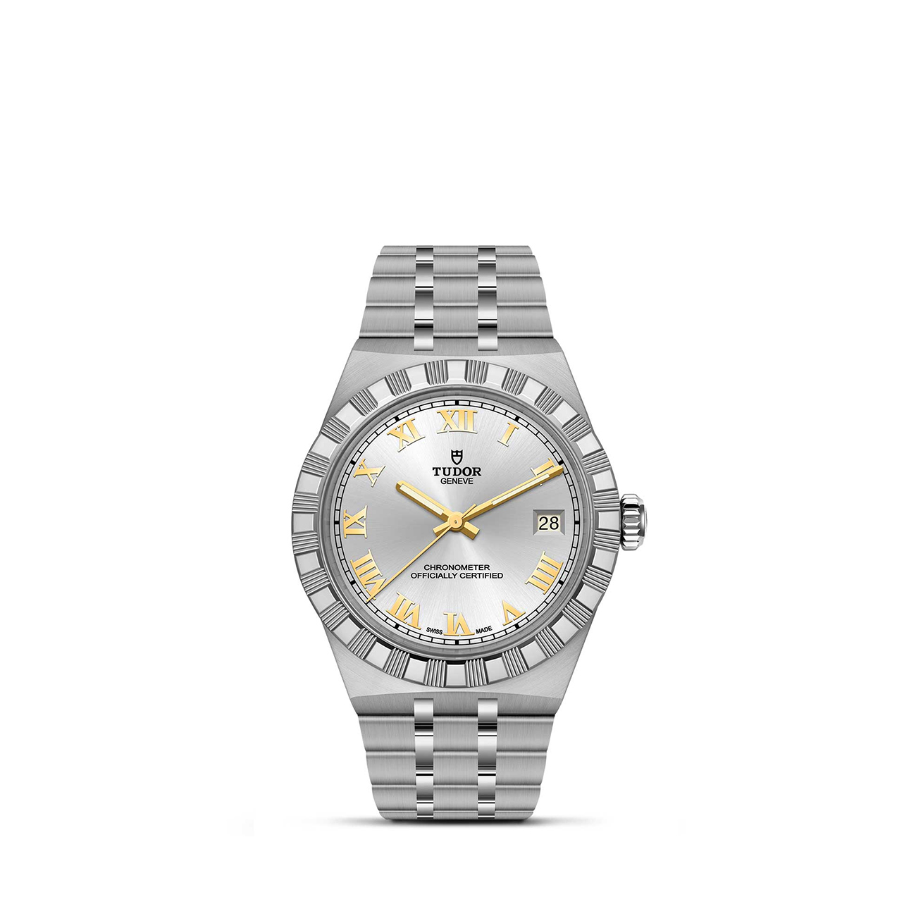 Tudor Royal 36mm Silver Dial Stainless Steel Watch Tudor Royal 36mm stainless steel silver dial watch M2836C1A0-0104