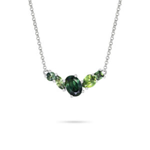 Multi-Coloured Australian Sapphire Ophelia Necklace
