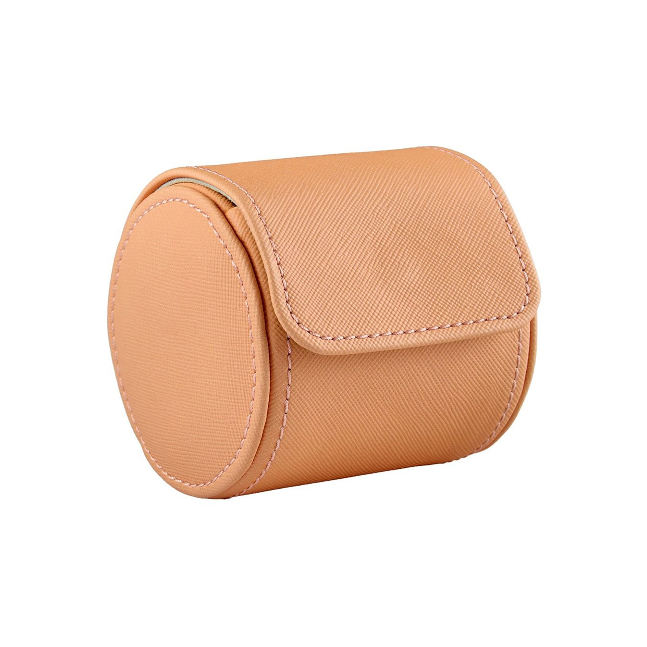 Wolf Seltzer Single Watch Roll Peach Mint Wolf Seltzer Single Watch Roll Peach Mint travel watch case for one watch