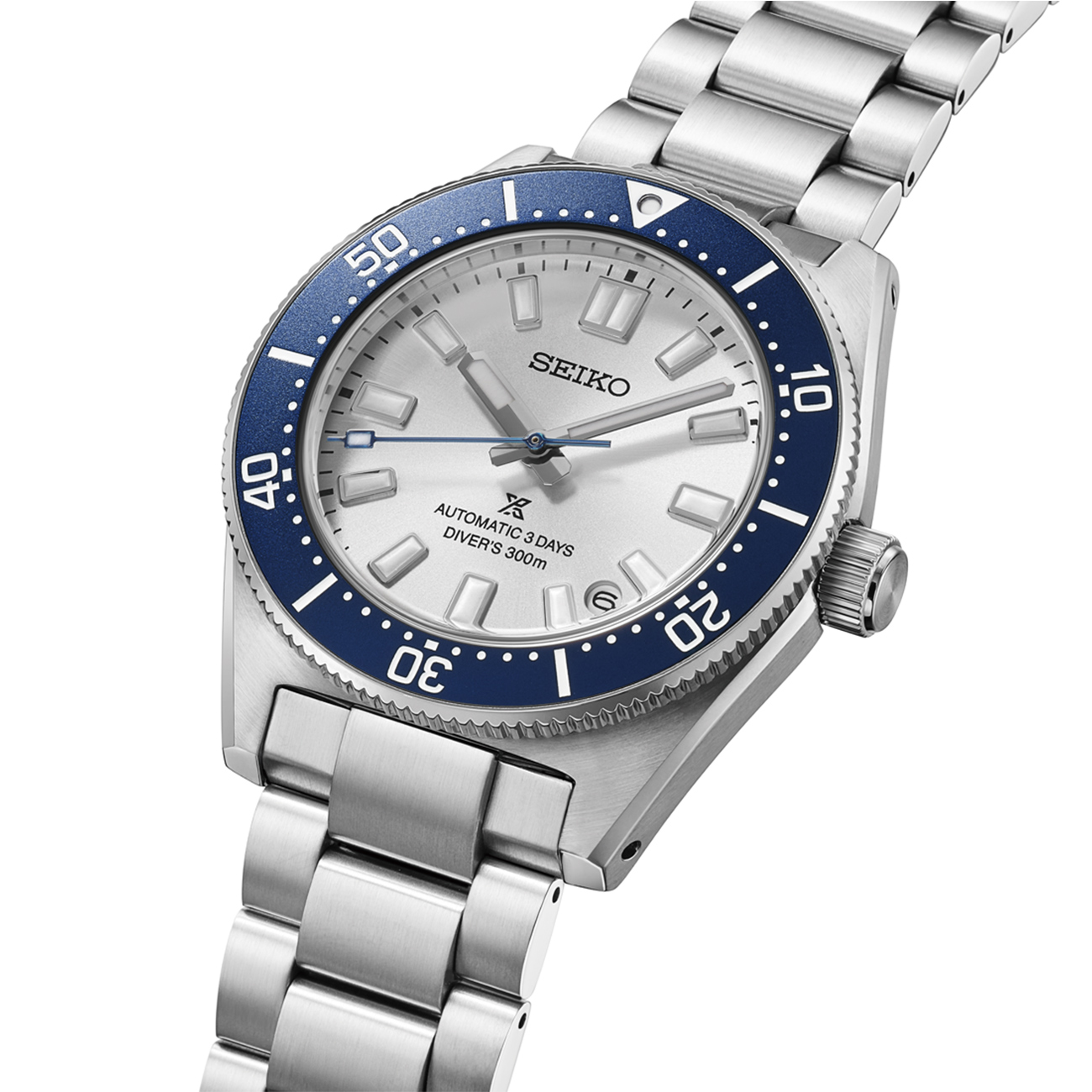 Seiko Prospex HBC005J1 Adjustable Diver Clasp Seiko Prospex HBC005J1 stainless steel bracelet with folding diver clasp and slide adjustment