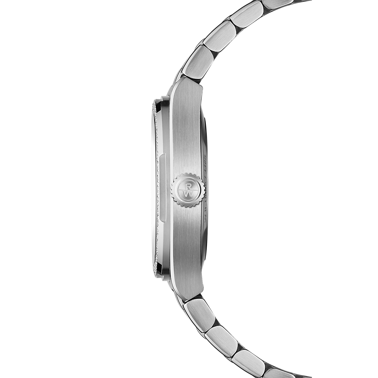 Raymond Weil A.R.T. 1250-STS-56001 Diamond Bezel Watch Raymond Weil A.R.T. 1250-STS-56001 stainless steel quartz watch with charcoal blue dial and diamond-set bezel