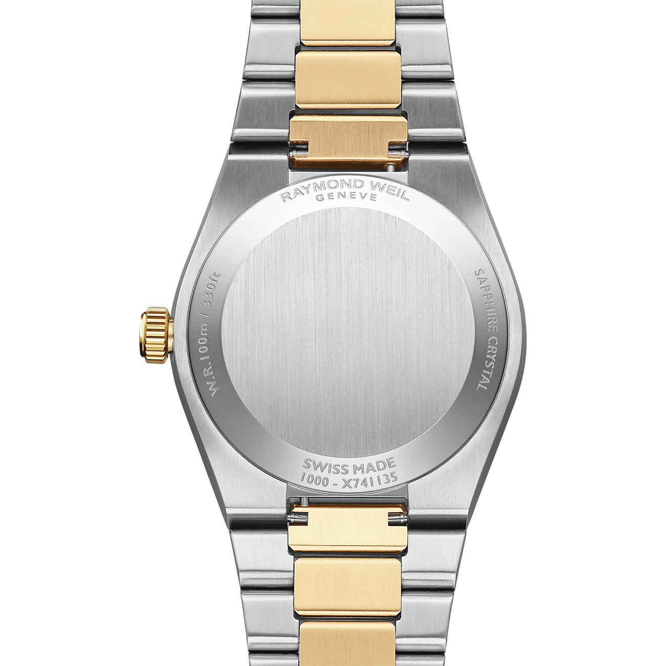 Raymond Weil A.R.T. Automatic Graphite Dial Two-Tone Watch Raymond Weil A.R.T. Automatic 38mm graphite dial two-tone stainless steel men's watch 1000-STP-20001