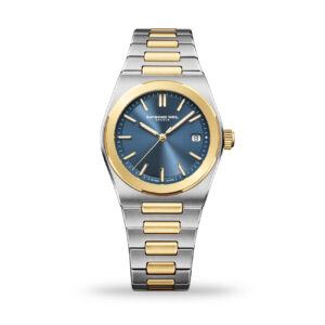 Raymond Weil A.R.T. Automatic 38mm men's two-tone stainless steel watch with blue dial – 1000-STP-50001