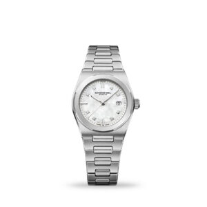Raymond Weil A.R.T. 1250-ST-97081 ladies stainless steel quartz watch with mother-of-pearl dial and integrated bracelet