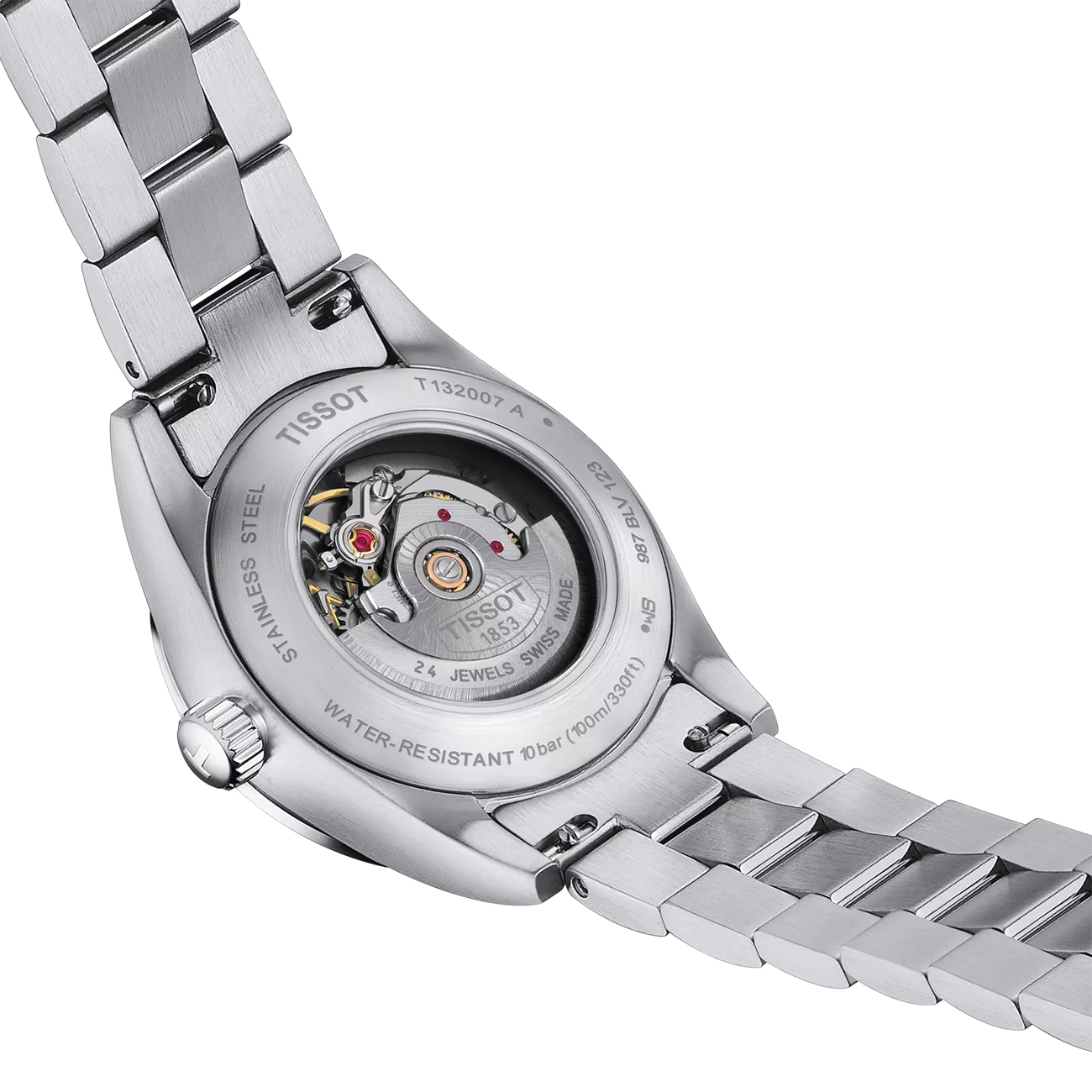 Tissot T-My Lady Automatic 29.3mm Diamond Watch Tissot T-My Lady Automatic diamond watch anthracite dial T1320071106601