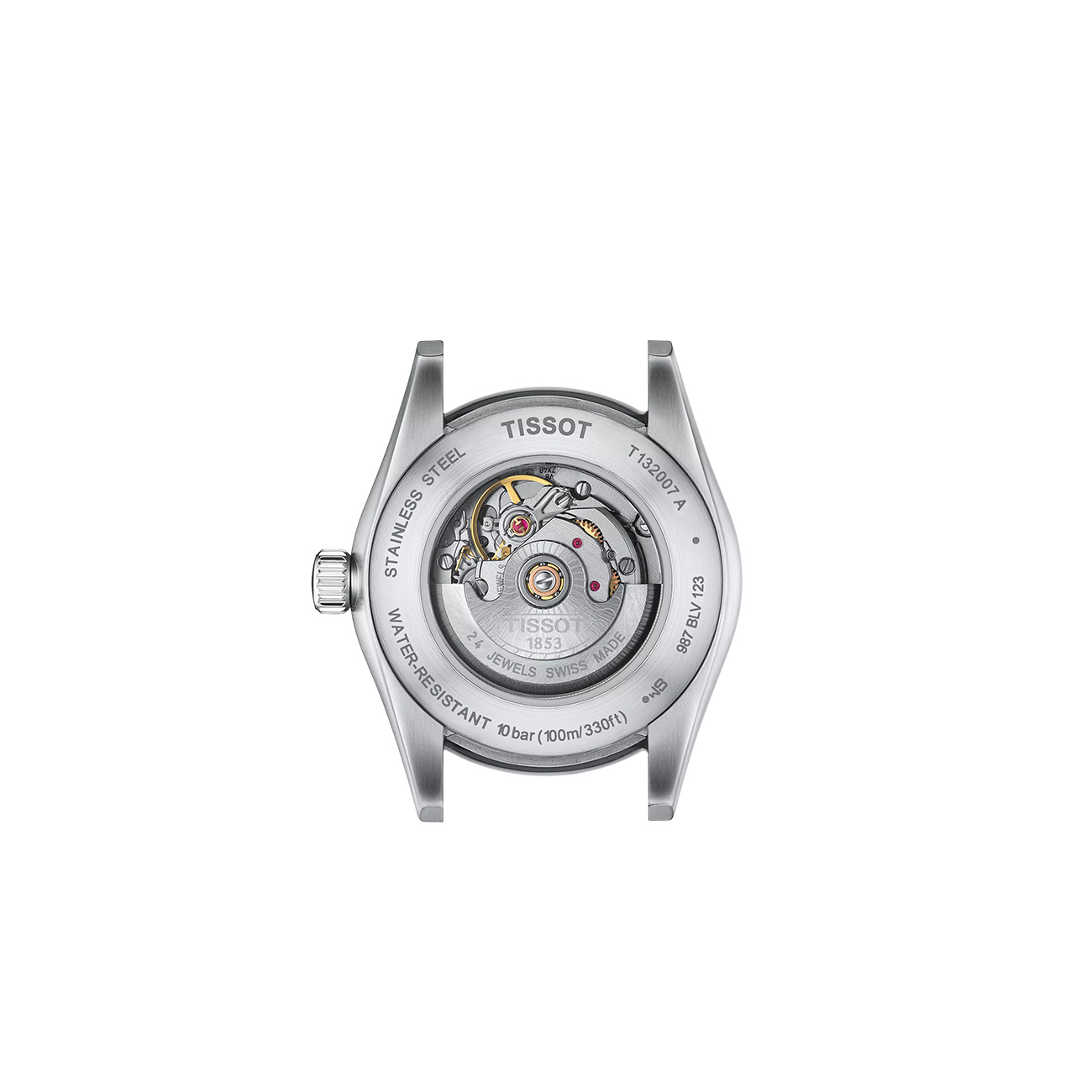 Tissot T-My Lady Automatic 29.3mm Diamond Watch Tissot T-My Lady Automatic diamond watch anthracite dial T1320071106601