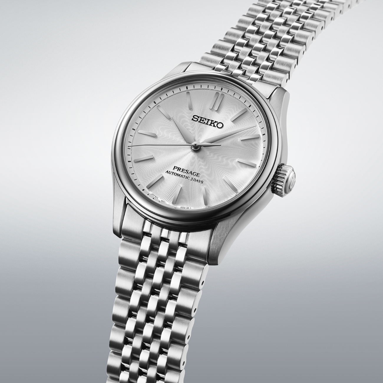 Seiko Presage Classic Series HCC001J1 Automatic Watch Seiko Presage Classic Series HCC001J1 automatic men's watch with white textured dial