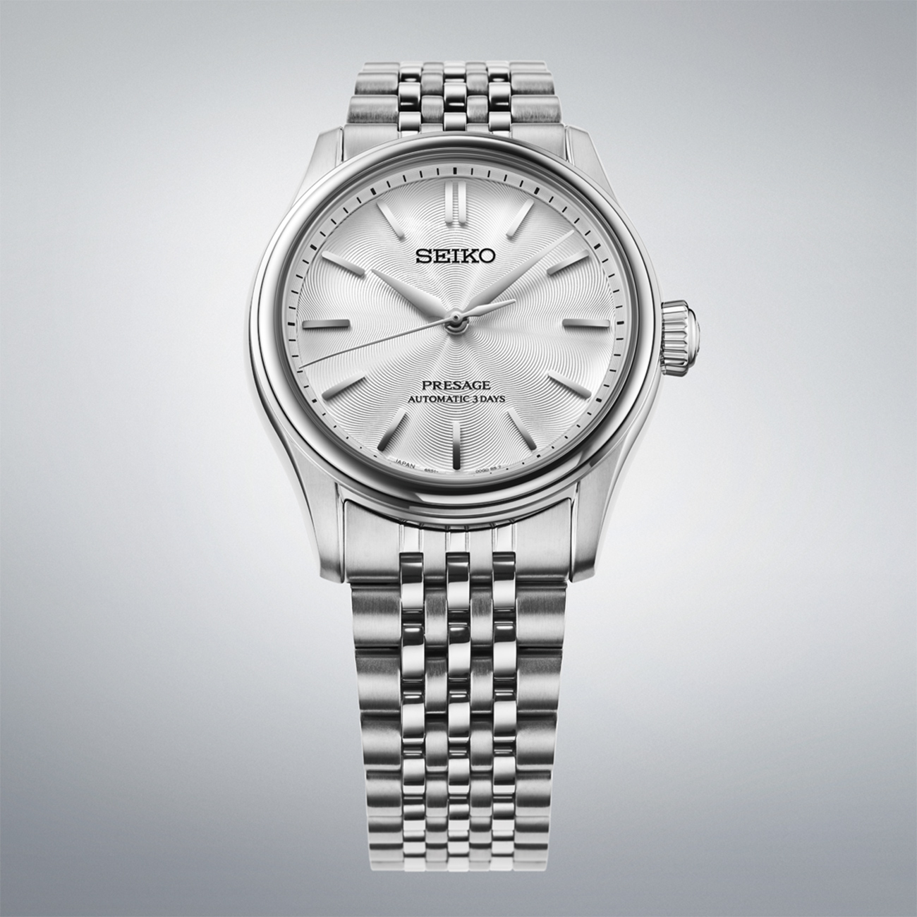 Seiko Presage Classic Series HCC001J1 Automatic Watch Seiko Presage Classic Series HCC001J1 automatic men's watch with white textured dial
