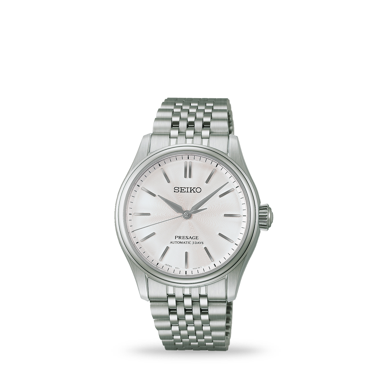 Seiko Presage Classic Series HCC001J1 Automatic Watch Seiko Presage Classic Series HCC001J1 automatic men's watch with white textured dial